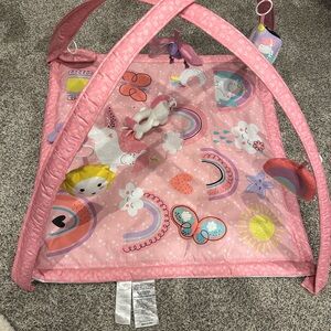 Pink Baby Activity Gym with Toys